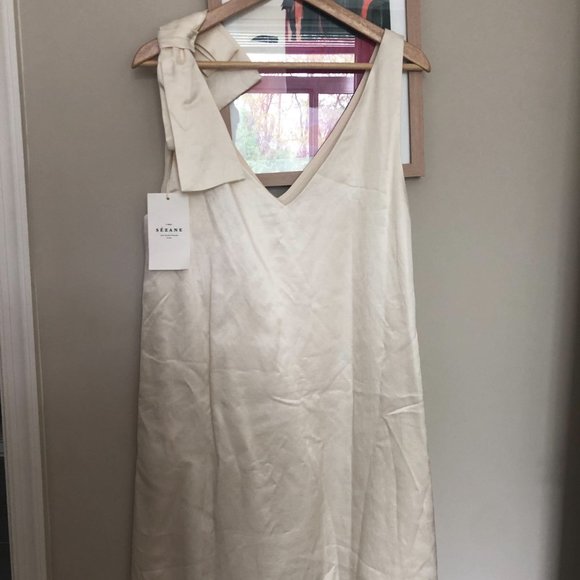 Sezane Philomena Dress in Ivory NWT - Picture 3 of 5